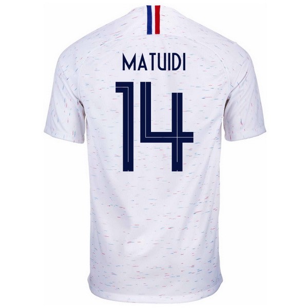 Camiseta Francia 2ª Matuidi 2018 Blanco